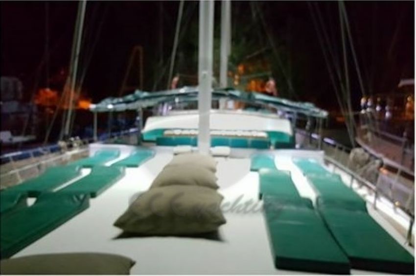 Seyhan Can Yacht, Sun Deck.