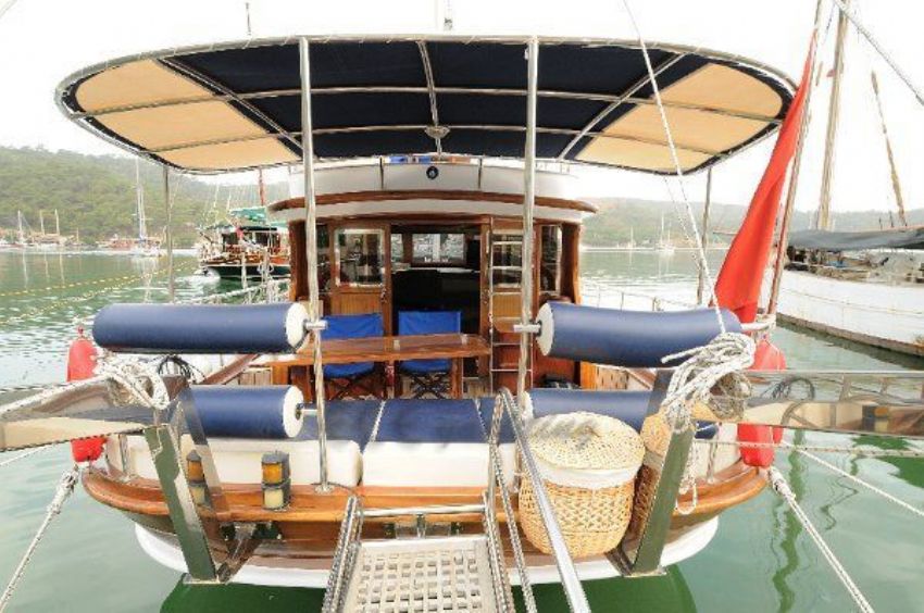Sılver Belt Gulet Yacht, Rear Deck.