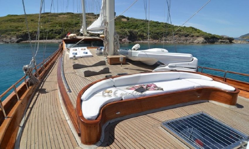 Smyrna Gulet, Front Deck.