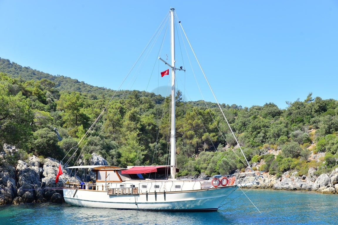 Suna Gulet, Starboard Side View.