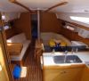 Sun Odyssey 36 Sail Boat, Lounge And Kitchen.