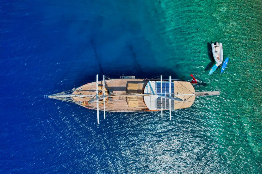 Su Sesi Gulet,Fronk Deck Seating Area.