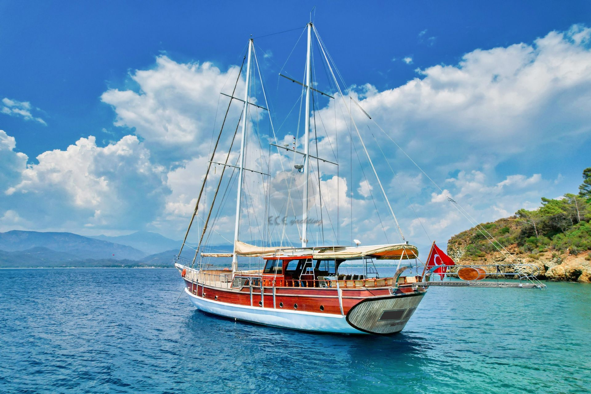 Su Sesi Gulet, Sailing In Fethiye.