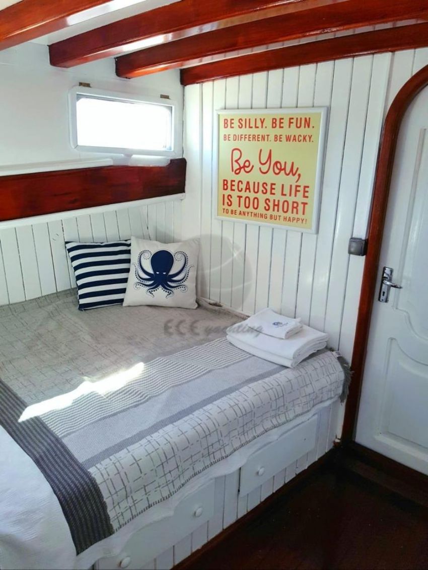 Techne Yacht,Double Cabin View.