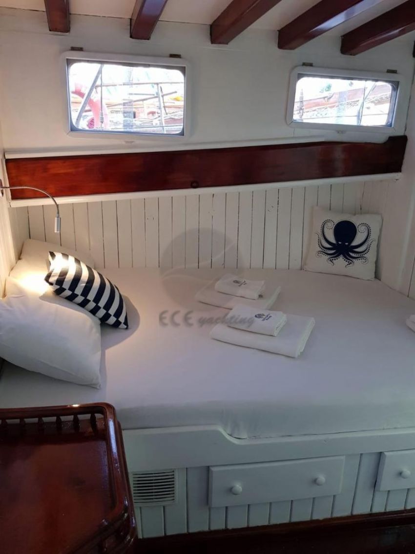 Techne Yacht,Double Cabin View.