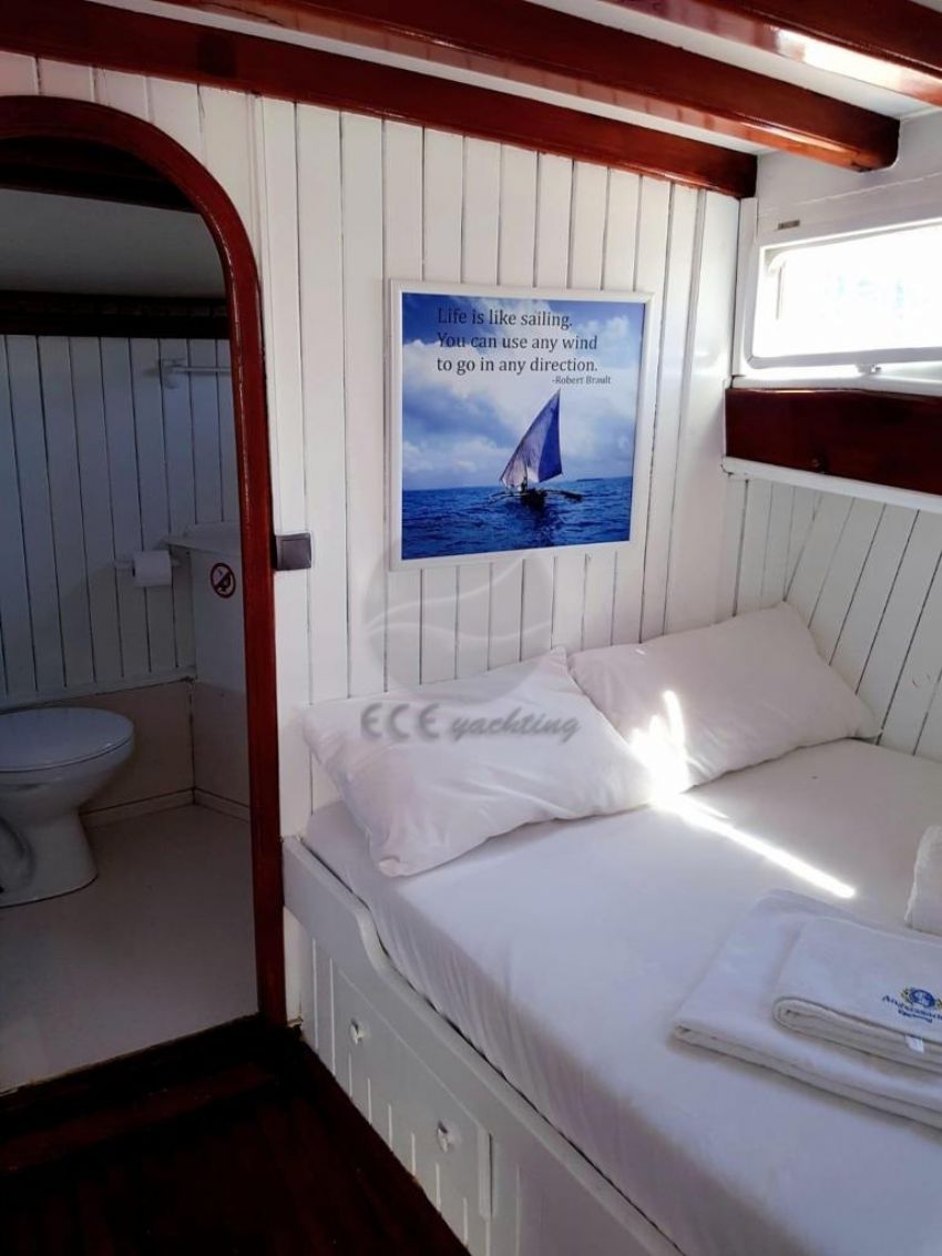 Techne Yacht, Cabin View.