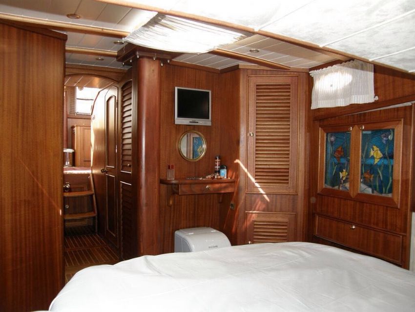 Spacious Master Cabin Thalassa Gulet.
