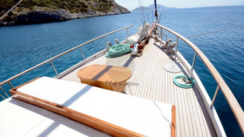 Tifil Gulet,  Floating On Blue. 