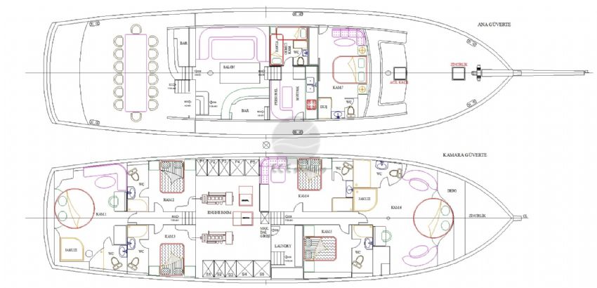 Uğur Gulet, Floor Plan.