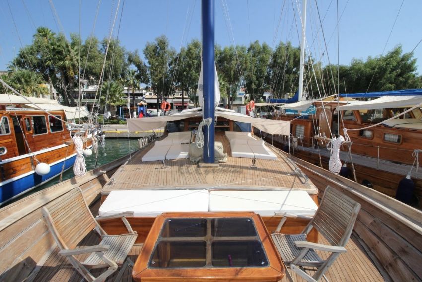 Whisper 1 Gulet, Front Deck.