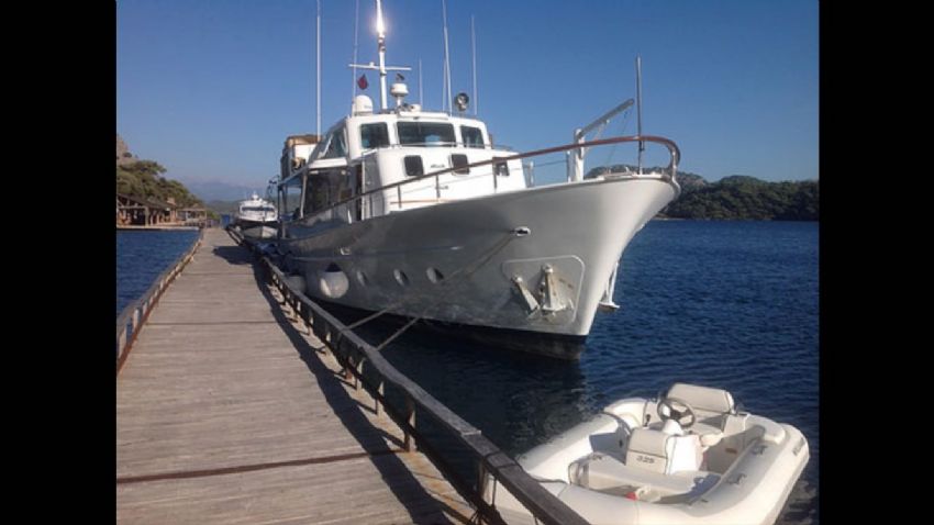 White Lady Trawler, Awaits You For Your Blue Cruise.
