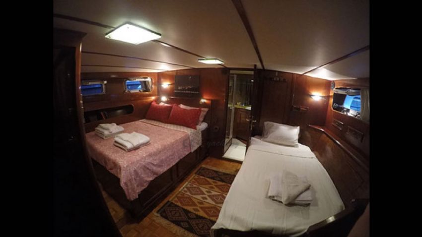 White Lady Trawler, Triple Cabin.