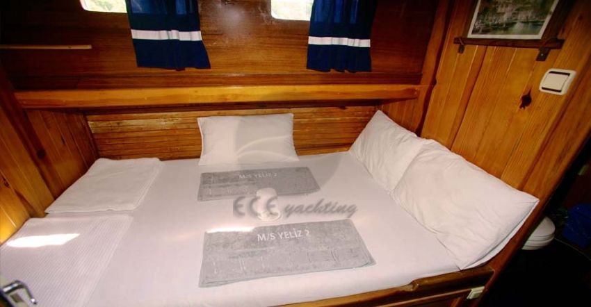 Yeliz 2 Gulet kamara. Yeliz 2, Master Cabin.