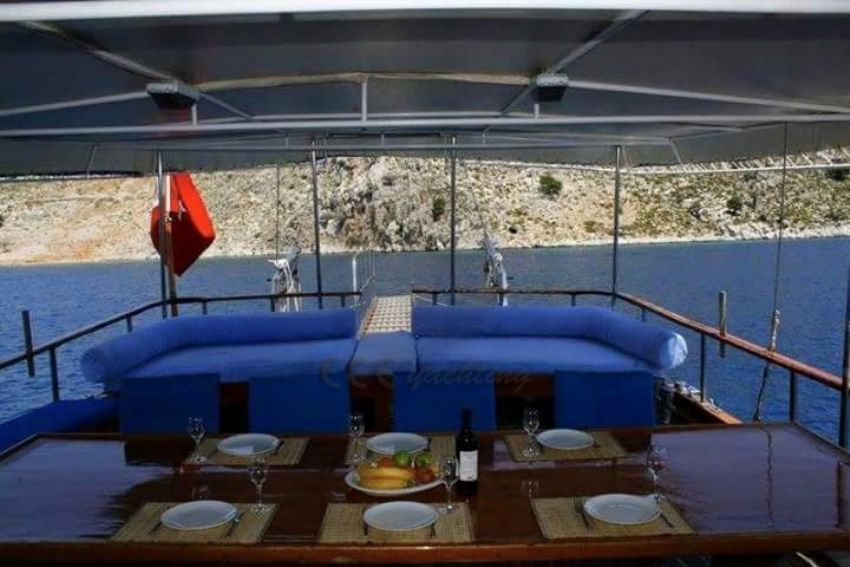 yörükoğlu arka güverte yaşam alanı