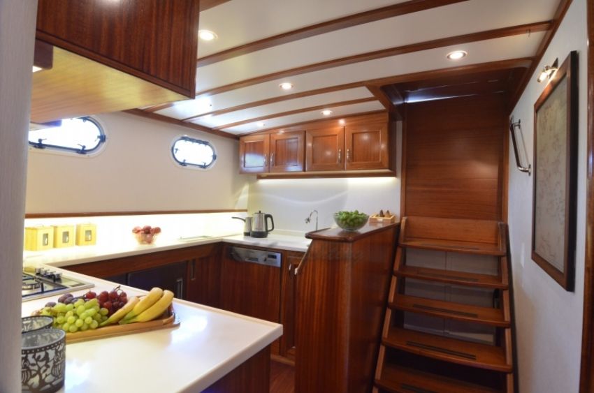 Zorbas Gulet Yacht, Fully Fitted Kitchen.