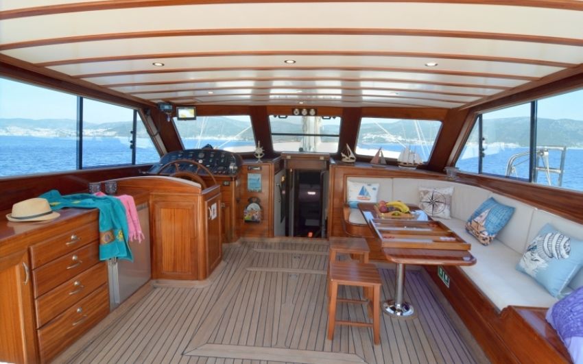 Zorbas Gulet Yacht, Interior Lounge