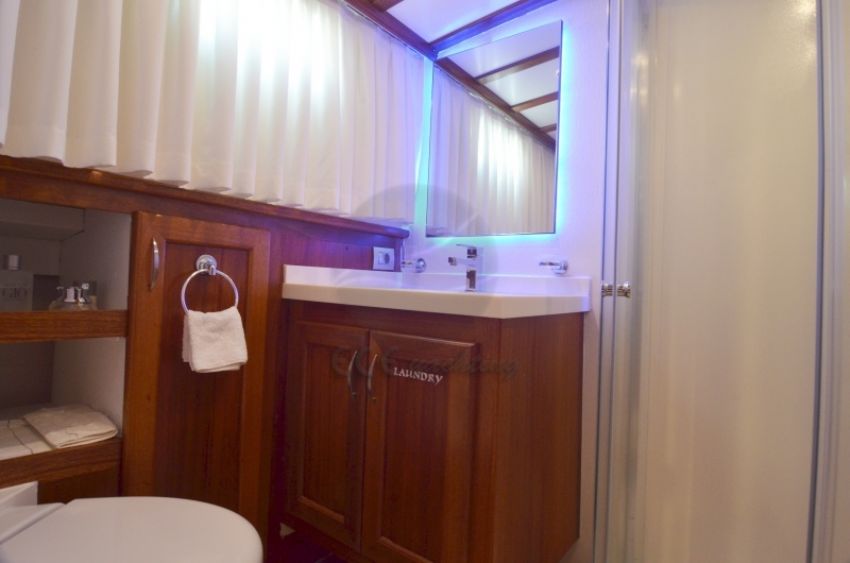 Zorbas Gulet Yacht, Private Bathroom.