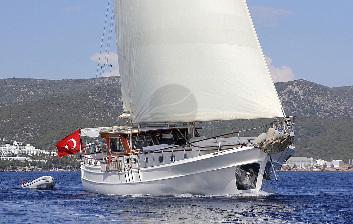 Zorbas Gulet Yacht, Front View.